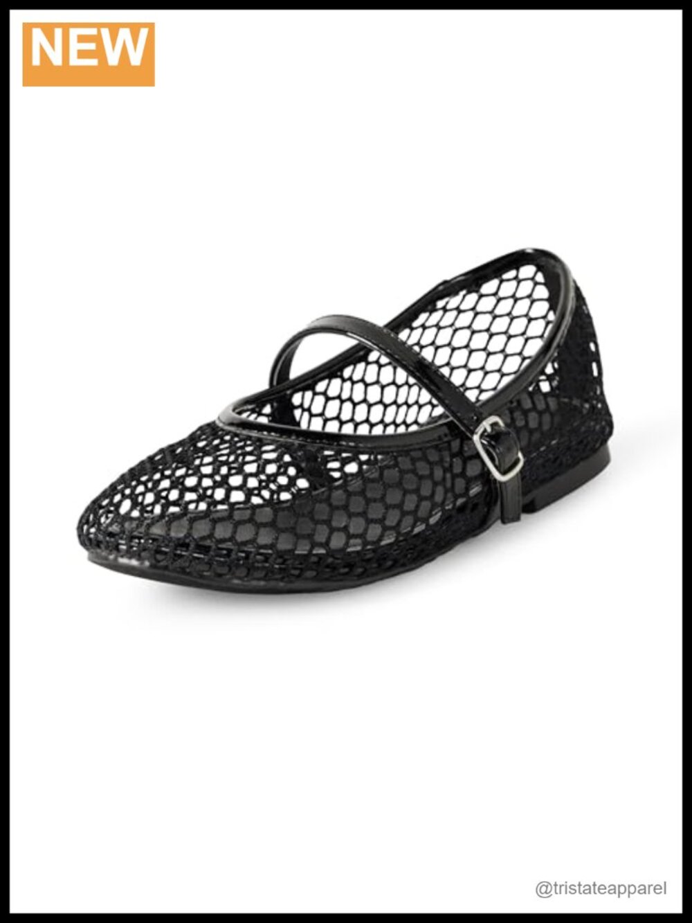 Mary Jane Flats Adjustable Strap Square Toe Casual Party Shoes